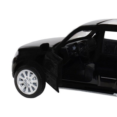Машина "АВТОПАНОРАМА" Mitsubishi Pajero 4WD Tubro, черный, 1/33, свет, звук, в/к 17,5*13,5*9 см