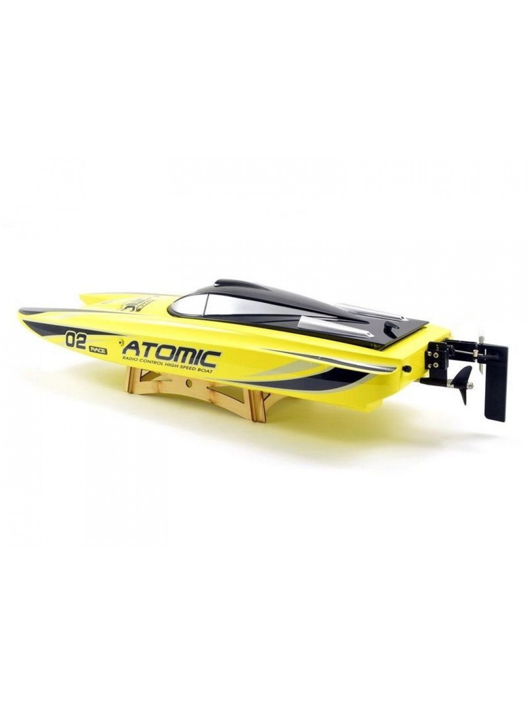 Радиоуправляемый катамаран Volantex RC ATOMIC 700 желтый Brushless 2.4G LiPo RTR