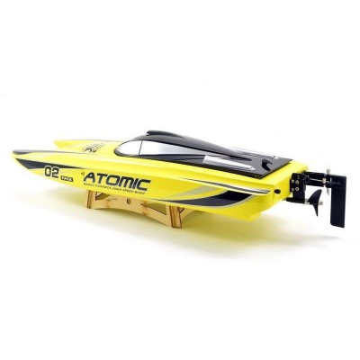 Радиоуправляемый катамаран Volantex RC ATOMIC 700 желтый Brushless 2.4G LiPo RTR
