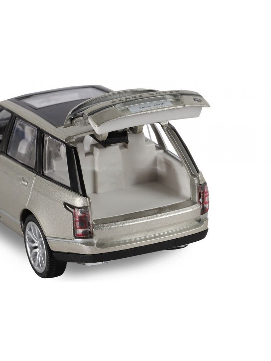 Машина "АВТОПАНОРАМА" 2013 Range Rover, золотой, 1/34, свет, звук, инерция, в/к 17,5*13,5*9 см