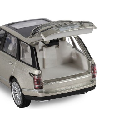 Машина "АВТОПАНОРАМА" 2013 Range Rover, золотой, 1/34, свет, звук, инерция, в/к 17,5*13,5*9 см