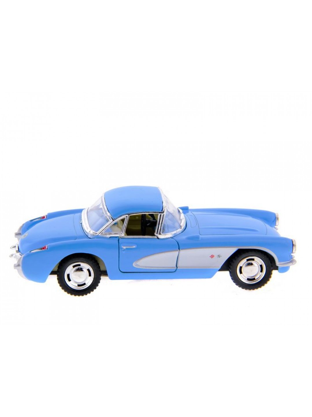 Машина Kinsmart "Chevrolet Corvette 1957" инерция (1/12шт.) 1:34 б/к