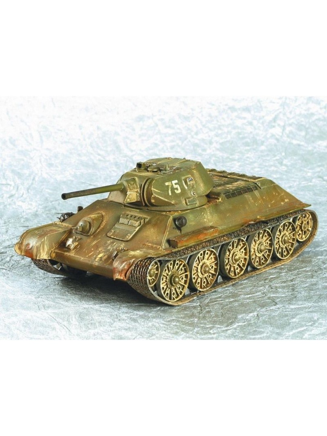 Сборная модель ZVEZDA Советский средний танк Т-34/76 (обр. 1942 г.), подарочный набор, 1/35
