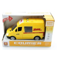 Машина инерционная WY591C Экспресс-почта свет/звук в/к Машина инерционная WY591C Экспресс-почта свет/звук в/к