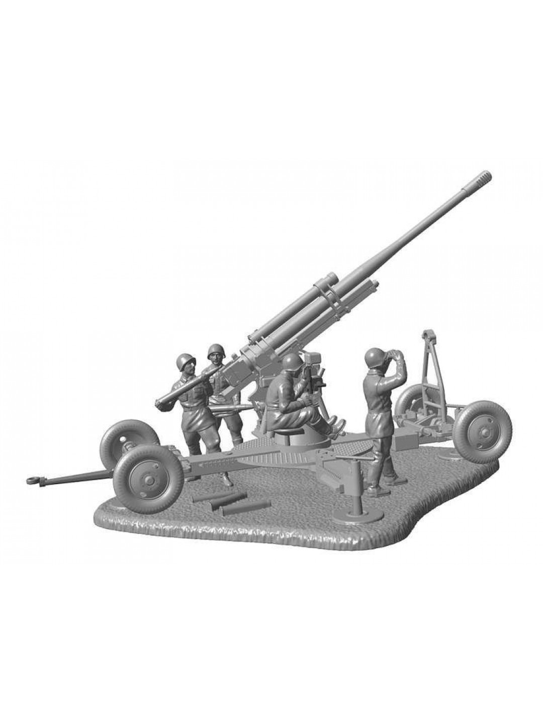 Сборные солдатики ZVEZDA Советское 85-мм зенитное орудие, 1/72