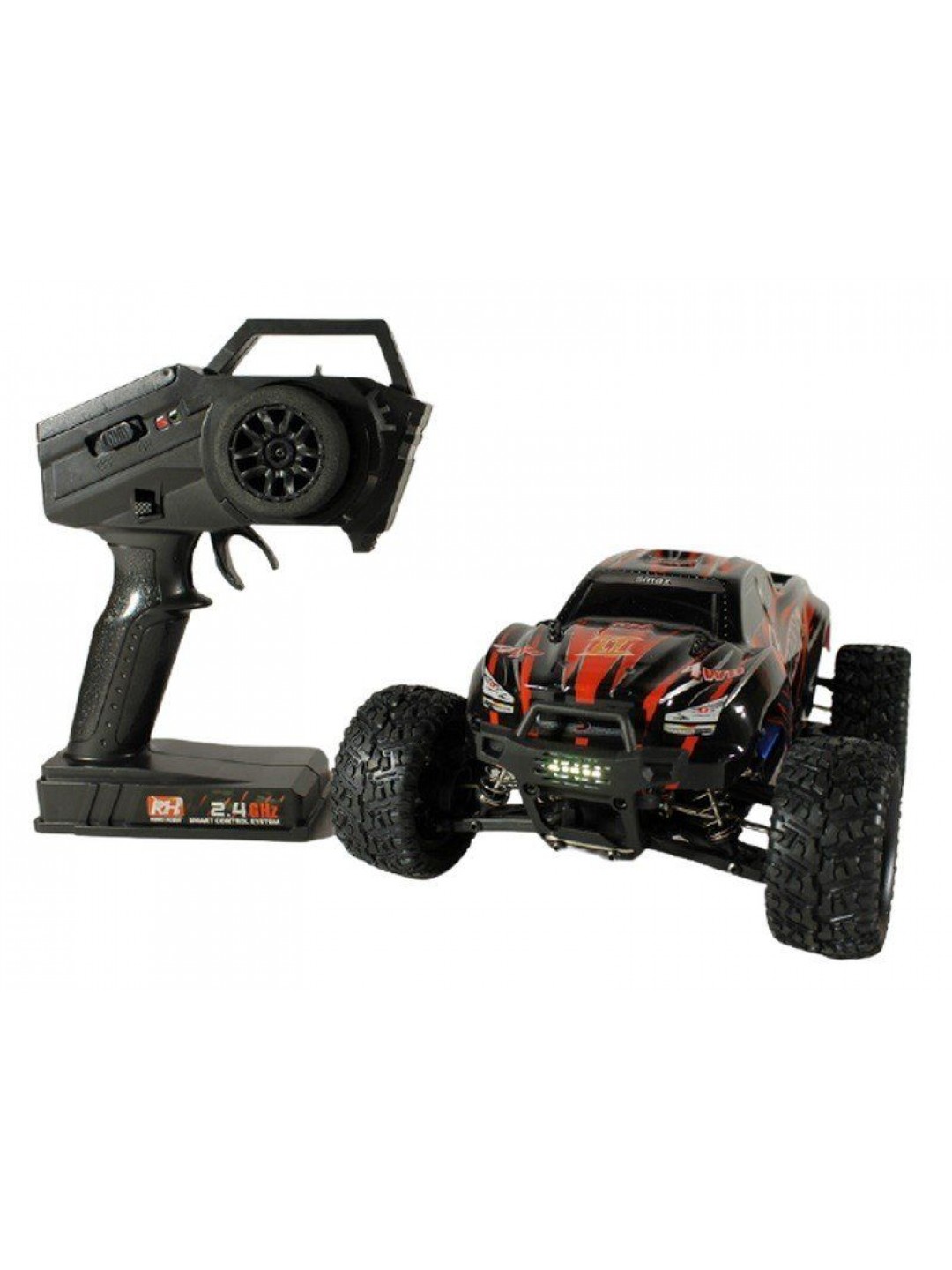 Радиоуправляемый монстр Remo Hobby SMAX Brushless V2.0 (красный) 4WD 2.4G 1/16 RTR