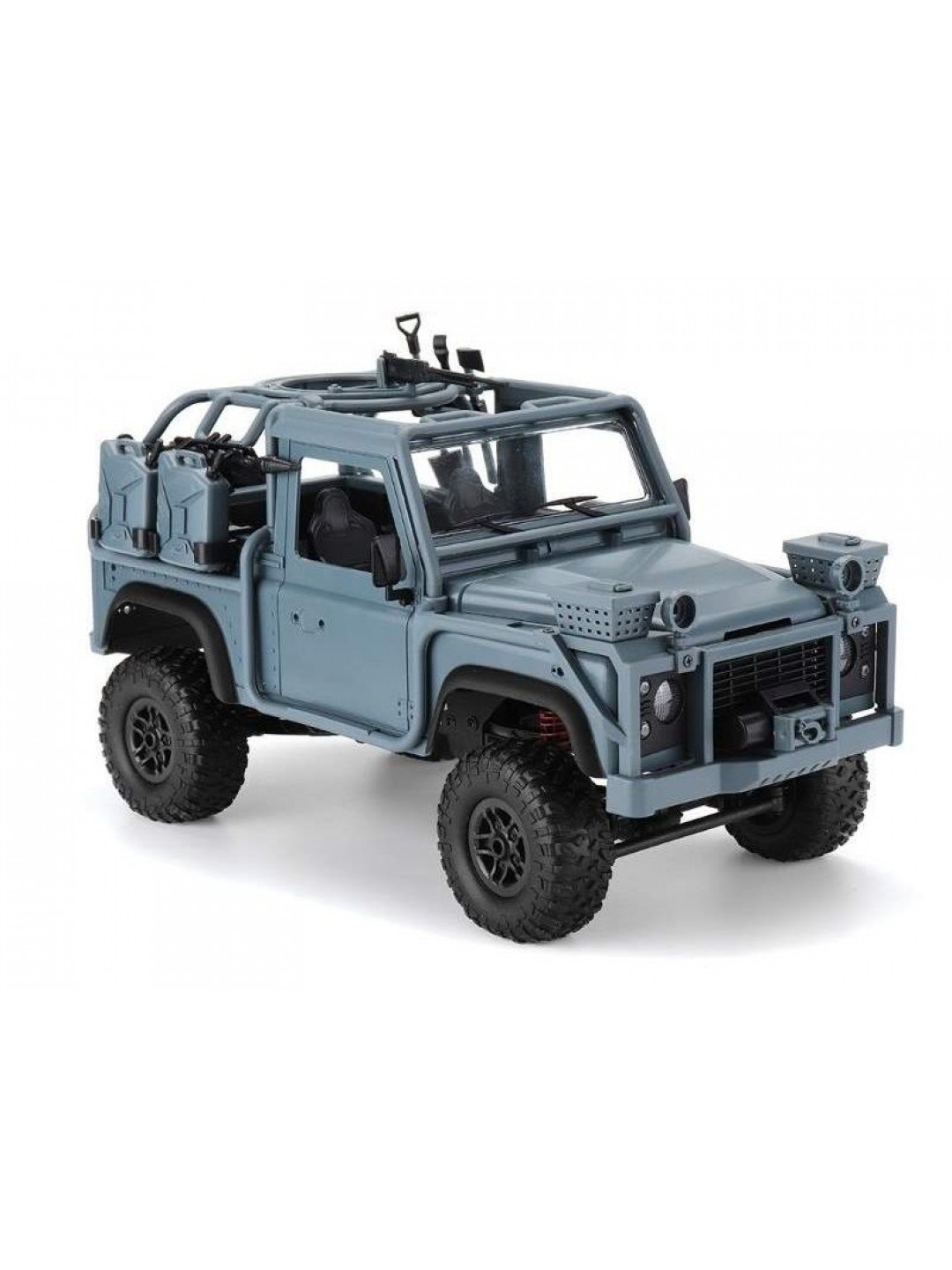 Радиоуправляемая машина MN MODEL англ. пикап Defender спецназ рейнджеров (синий) 4WD 2.4G 1/12 RTR