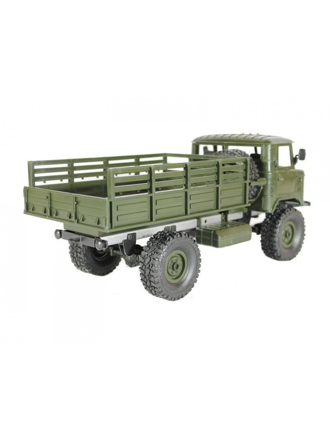 Радиоуправляемая машина MN MODEL ГАЗ-66 грузовая (зеленая) 4WD 2.4G 1/16 RTR