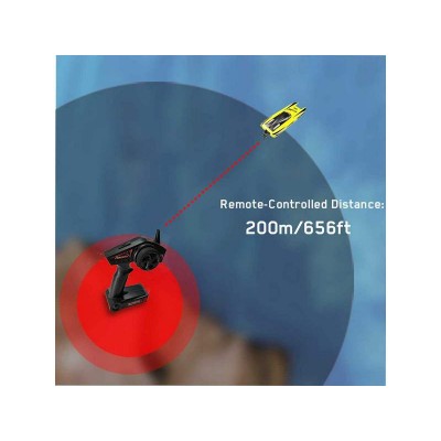 Радиоуправляемый катамаран Volantex RC ATOMIC 700 красный Brushless 2.4G LiPo RTR