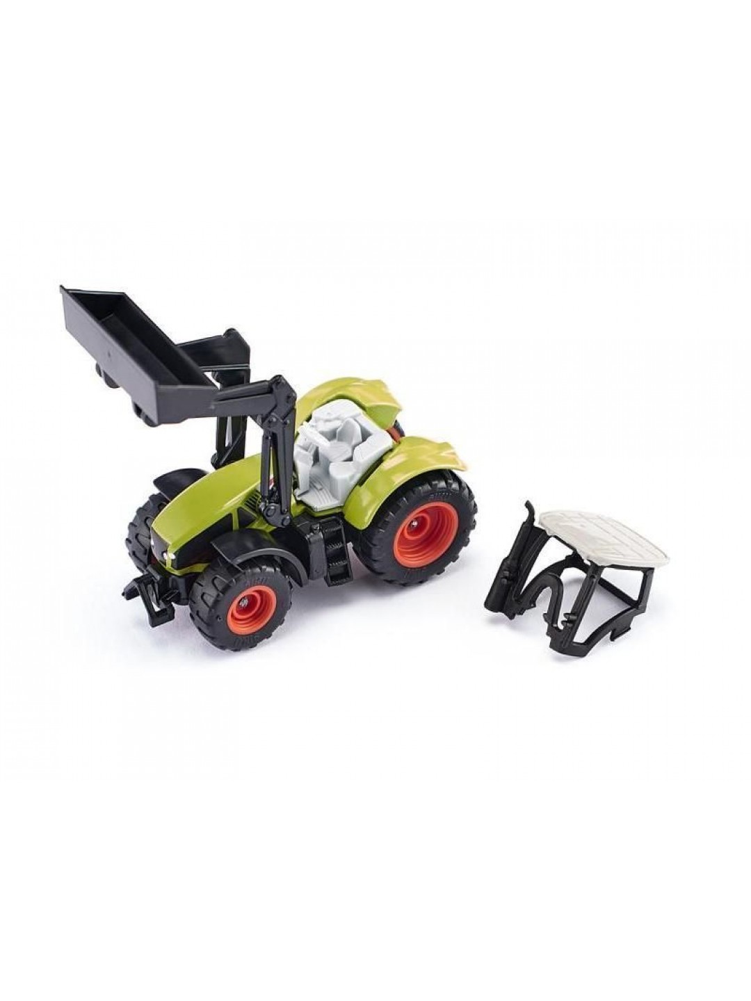 Трактор Siku 1392 Claas Axion с фронтальным погрузчиком