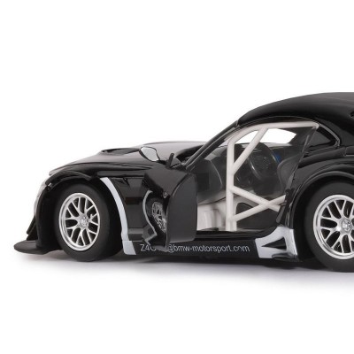 Машина "АВТОПАНОРАМА" BMW Z4 GT3, черный, 1/24, свет, звук, в/к 24,5*12,5*10,5 см