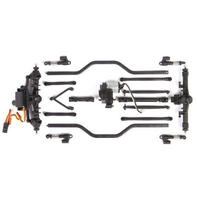 Модель для трофи 1:24 Axial SCX24 Deadbolt 4WD, электро, RTR (красный)