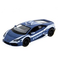 Машина Kinsmart Lamborghini Huracan (Police) инерция (1/12шт.) 1:36 б/к