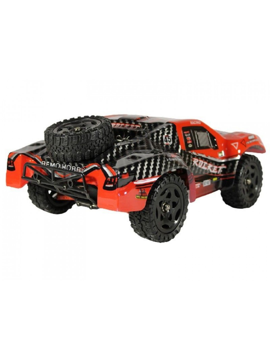 Радиоуправляемый шорт-корс Remo Hobby Rocket Brushless UPGRADE V2.0 (красный) 4WD 2.4G 1/16 RTR