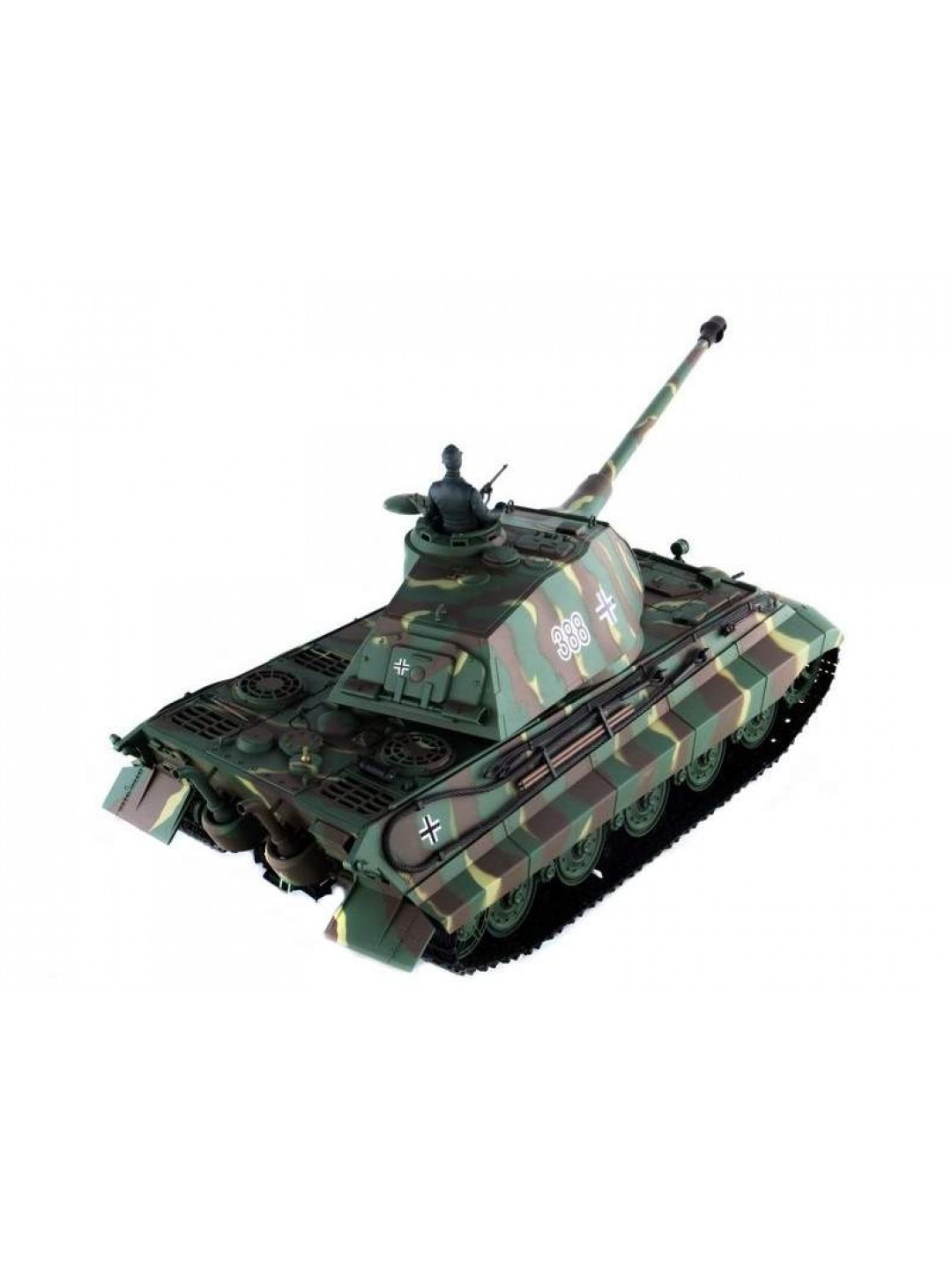 Радиоуправляемый танк Heng Long King Tiger (башня Porsche) Upgrade V6.0  2.4G 1/16 RTR