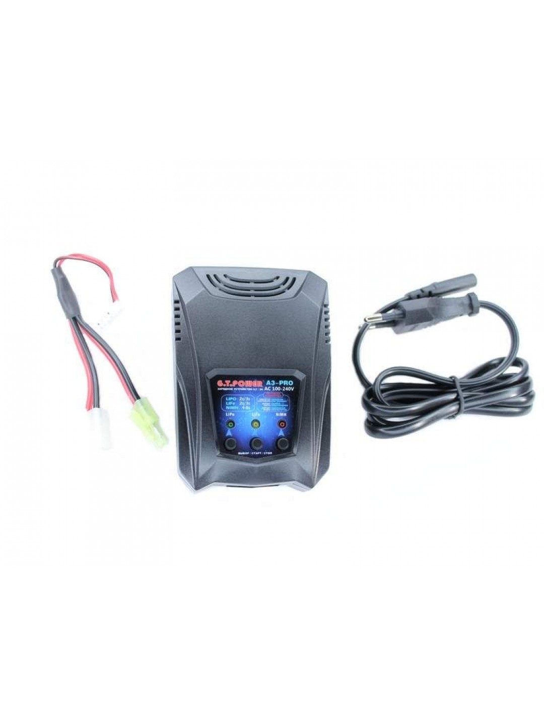 Универсальное З/У G.T.Power A3PRO-V2 LiPo/NiMh (220В/2A/2-3S) Tamiya/Mini Tamiya