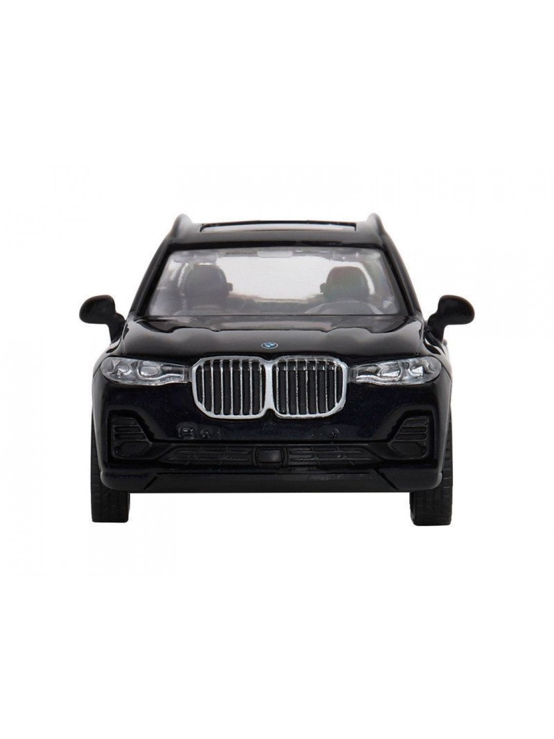 Машина "АВТОПАНОРАМА" BMW X7, 1/44,, черный, инерция, откр. двери, в/к 17,5*12,5*6,5 см