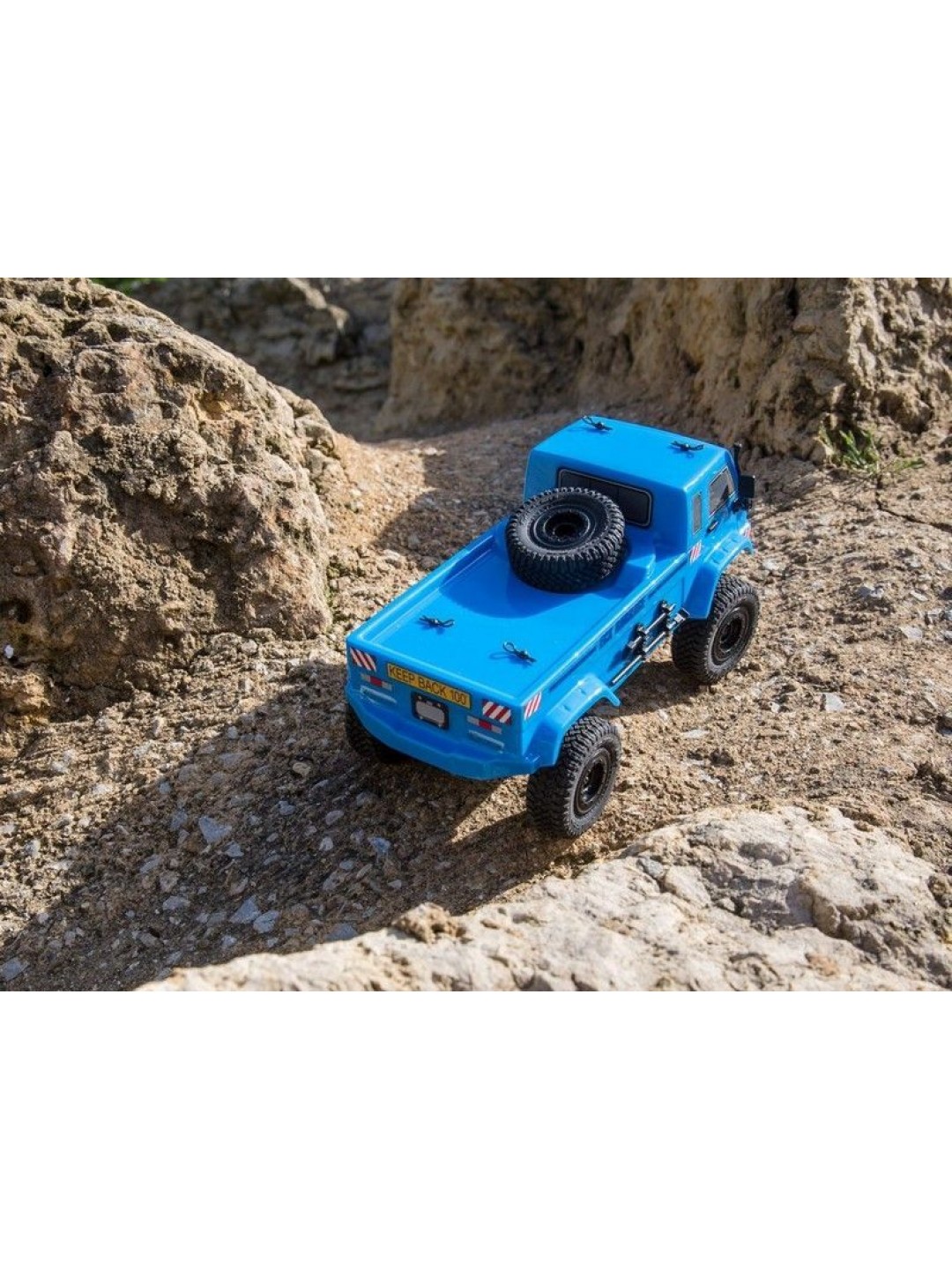 Краулер ECX 1:24 Scaler Crawler Barrage UV 4WD, электро, RTR (синий)
