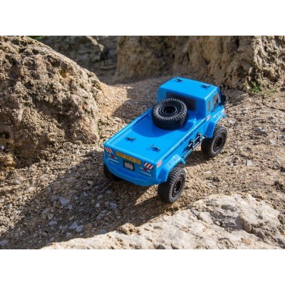 Краулер ECX 1:24 Scaler Crawler Barrage UV 4WD, электро, RTR (синий)