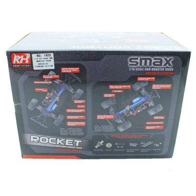 Радиоуправляемый шорт-корс Remo Hobby Rocket Brushless (оранжевый) 4WD 2.4G 1/16 RTR