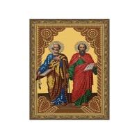 Алмазная 5D мозаика с нанесенной рамкой 20х30 СВЯТЫЕ АПОСТОЛЫ ПЕТР И ПАВЕЛ (12 цветов) Алмазная 5D мозаика с нанесенной рамкой 20х30 СВЯТЫЕ АПОСТОЛЫ ПЕТР И ПАВЕЛ (12 цветов)