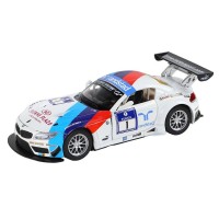 Машина "АВТОПАНОРАМА" BMW Z4 GT3, белый, 1/32, свет, звук, инерция, в/к 17,5*13,5*9 см Машина "АВТОПАНОРАМА" BMW Z4 GT3, белый, 1/32, свет, звук, инерция, в/к 17,5*13,5*9 см