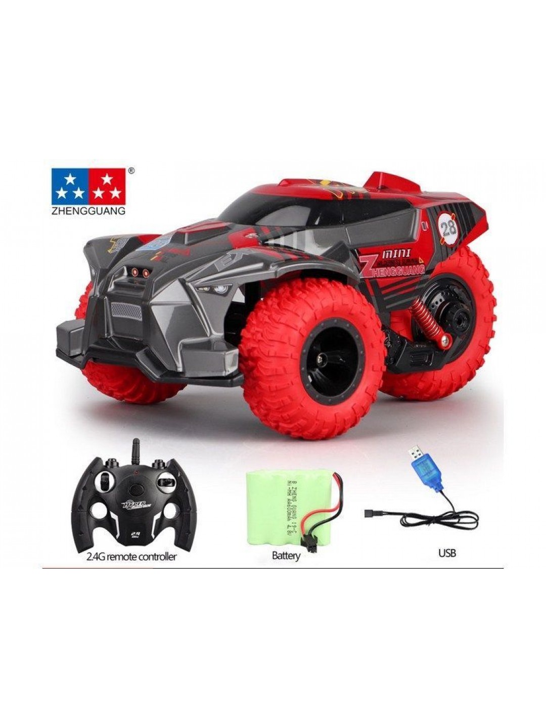 Радиоуправляемая машинка-перевертыш ZhengGuang Leopard DRIFT  2.4G 1/14 RTR + Ni-Cd и З/У
