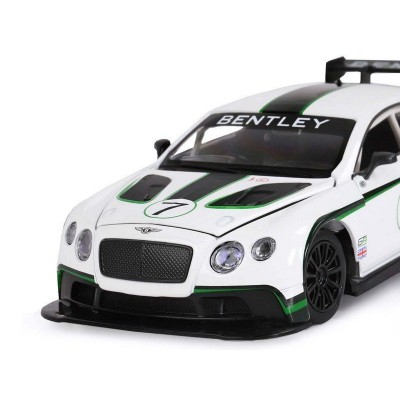 Машина "АВТОПАНОРАМА" Bentley Continental GT3 Concept, белый, 1/24, в/к 24,5*12,5*10,5 см