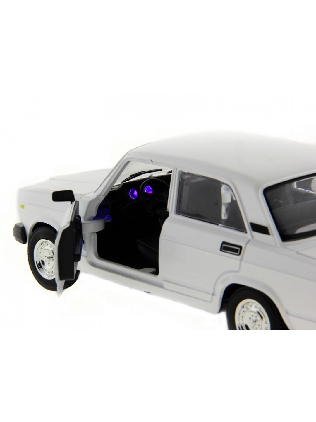 Машина "АВТОПАНОРАМА" ВАЗ 2107,1/24, Pull Bаck механизм, в/к 10*12*22 cм