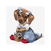 Набор юного художника 20Х20 ТАКСА С КОРЗИНКОЙ (13 цветов) Набор юного художника 20Х20 ТАКСА С КОРЗИНКОЙ (13 цветов)