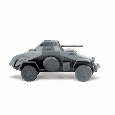 Сборная модель ZVEZDA Немецкий легкий бронеавтомобиль Sd.kfz 222, 1/100