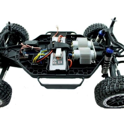 Радиоуправляемый шорт-корс Remo Hobby 9EMU TWINS MOTOR (синий) 4WD 2.4G 1/8 RTR