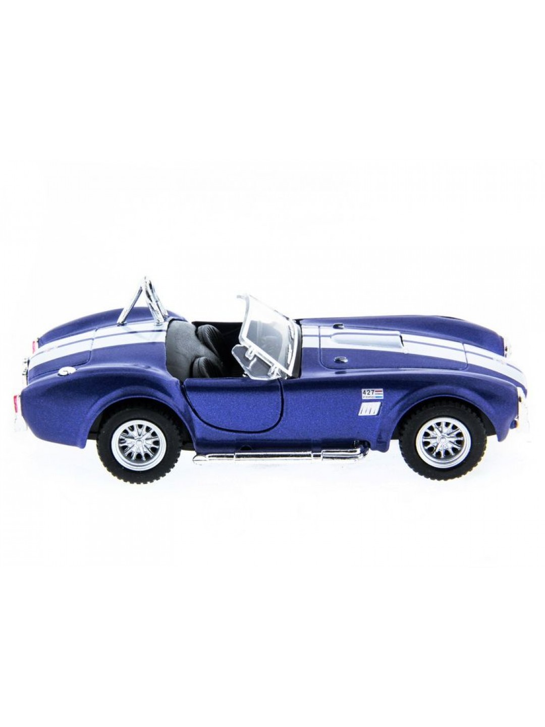 Машина Kinsmart Shelby Cobra 427 1965 инерция (1/12шт.) 1:32 б/к