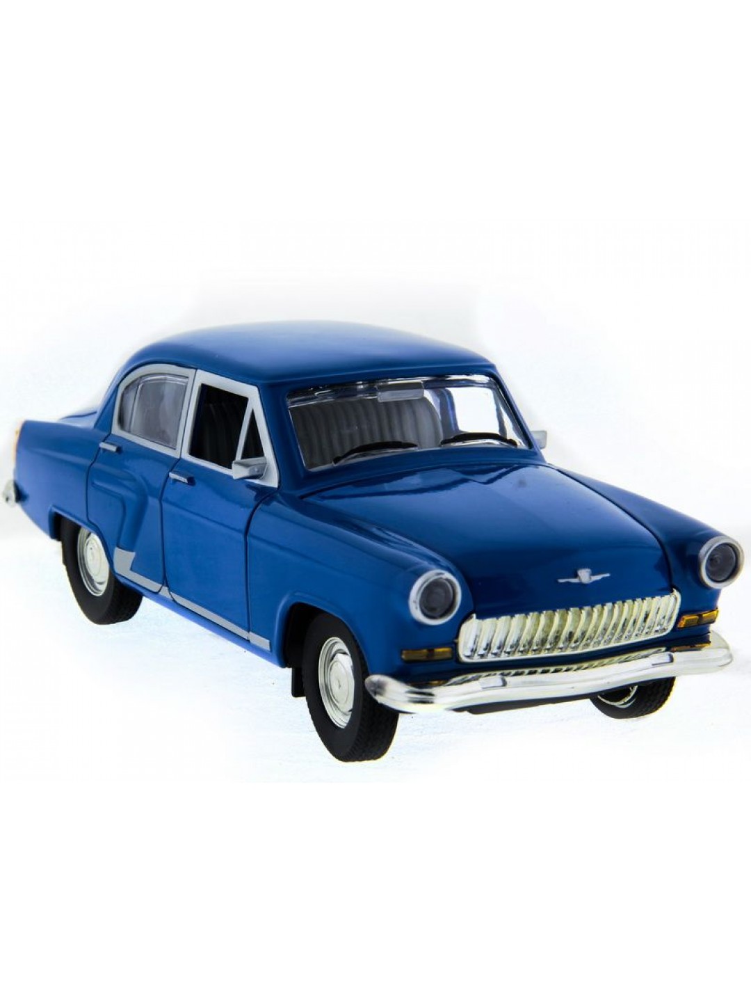 Машина "АВТОПАНОРАМА" ГАЗ-21 "Волга" 1/24 в/к  26*12*11см, синяя