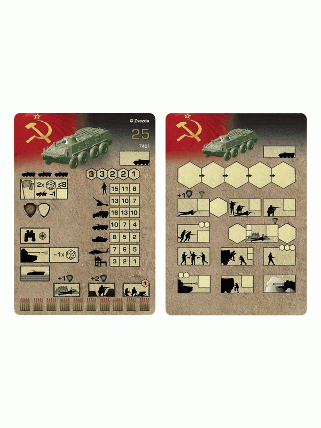 Сборная модель ZVEZDA Советский бронетранспортёр БТР-80, 1/100