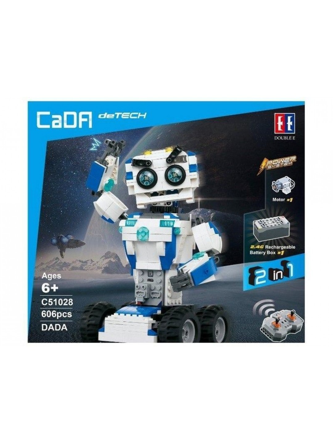 Р/У конструктор CaDA Technic Робот DADA (606 деталей)