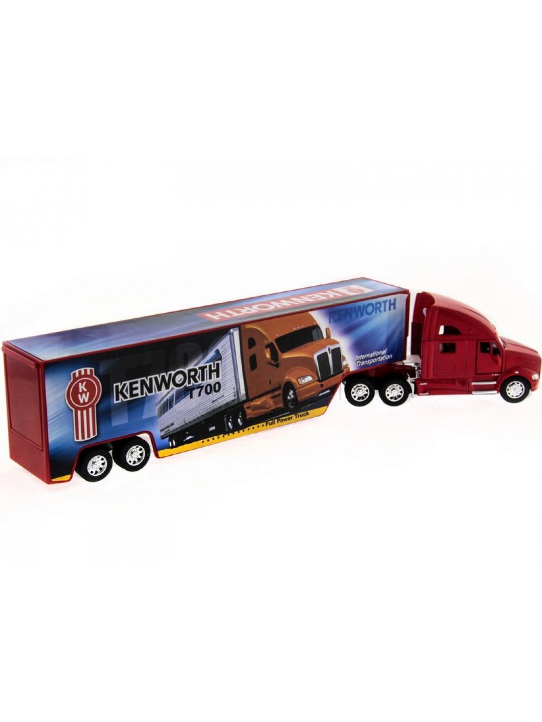 Машина Kinsmart 1:40 Keworth T700 инерция  в/к