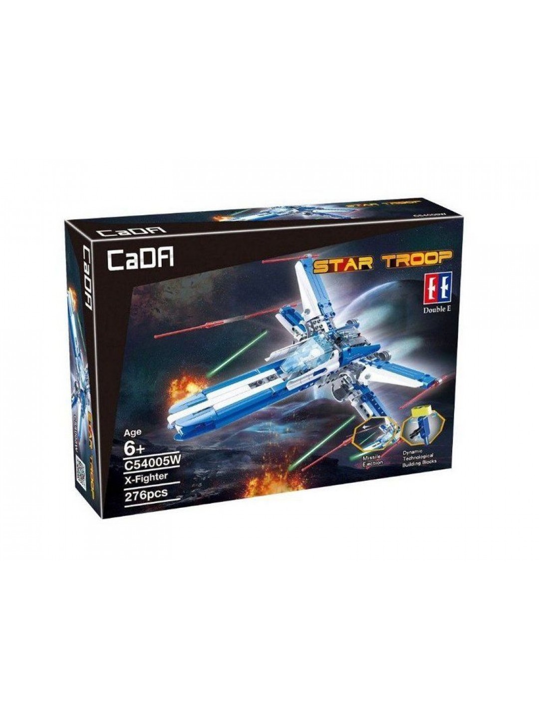 Конструктор CaDA Technic звездный истребитель (276 деталей)