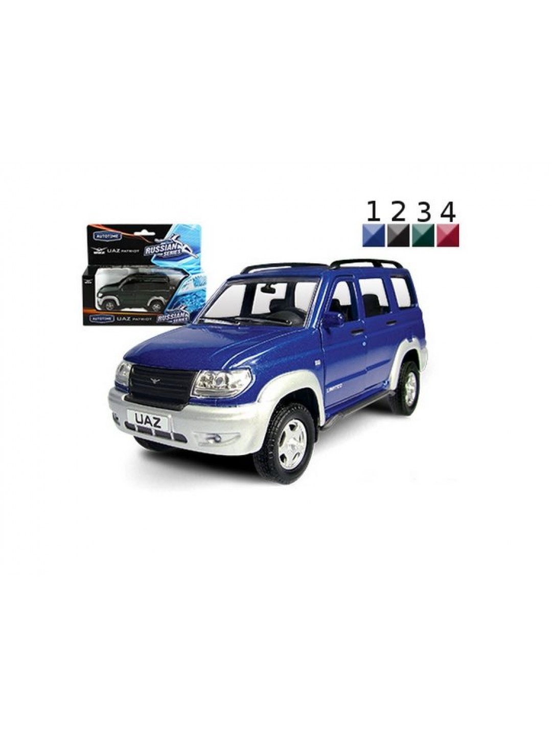 Машина Autotime "UAZ PATRIOT" гражданская 1:43