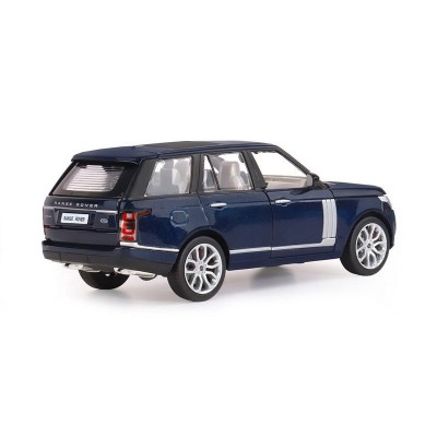 Машина "АВТОПАНОРАМА" Range Rover, синий металлик, 1/26, свет, звук, в/к 24,5*12,5*10,5 см