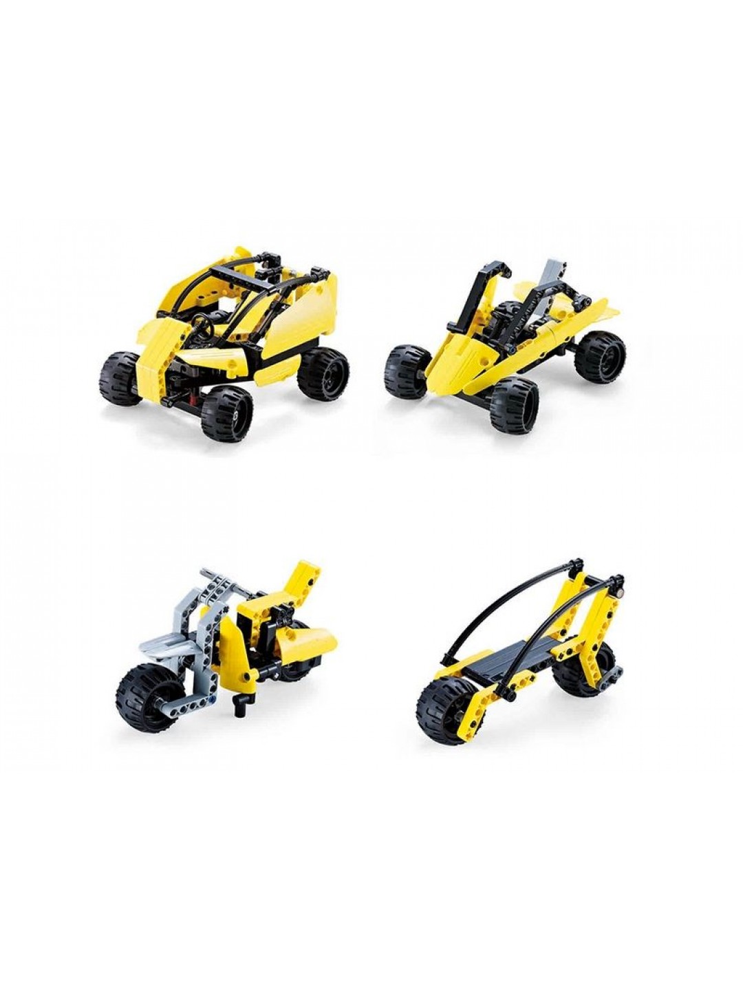 Конструктор CaDA Technic багги-квадроцикл-мотоцикл 8 в 1 (338 деталей)