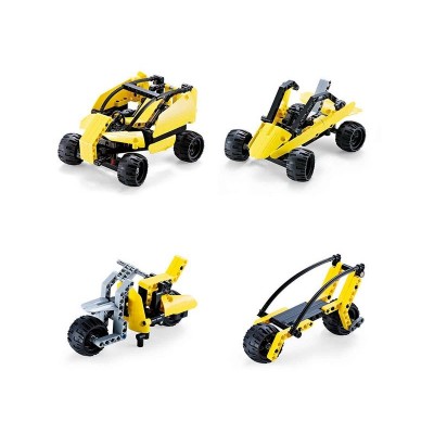 Конструктор CaDA Technic багги-квадроцикл-мотоцикл 8 в 1 (338 деталей)