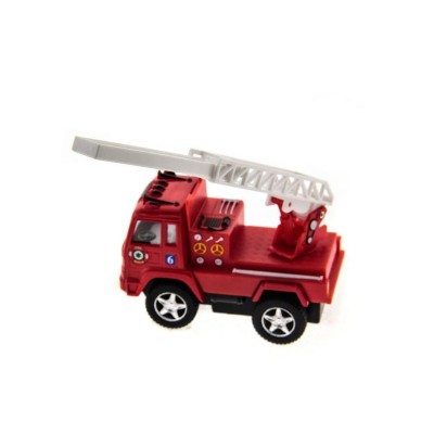 Машина Kinsmart "Funny Fire Engine pull back action" инерция (1/12шт.) 1:32 б/к