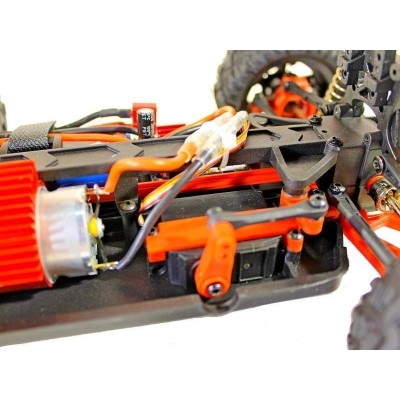Радиоуправляемая трагги Remo Hobby S EVO-R UPGRADE (синяя) 4WD 2.4G 1/16 RTR