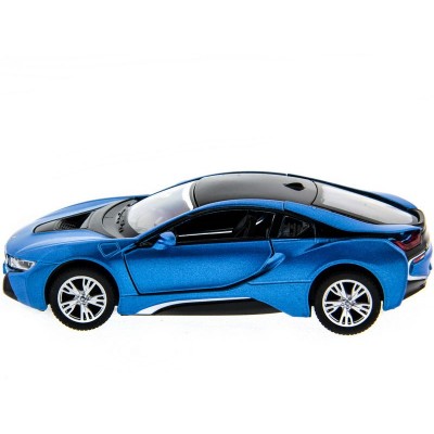 Машина Kinsmart BMW i8 инерция (1/12шт.) 1:36 б/к