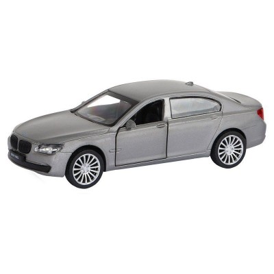 Машина "АВТОПАНОРАМА" BMW 760 LI, серый, 1/46, инерция, в/к 17,5*12,5*6,5 см