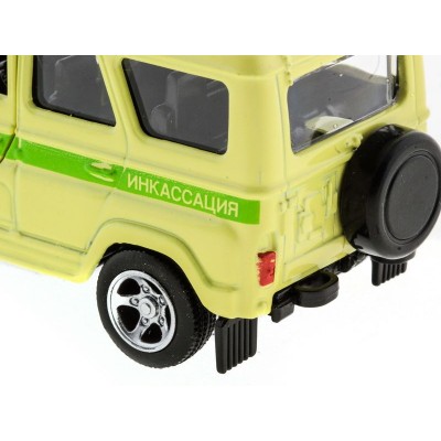 Машина "АВТОПАНОРАМА" инерц. УАЗ (инкассация) 1/50, в/к 12*7*5,5 см