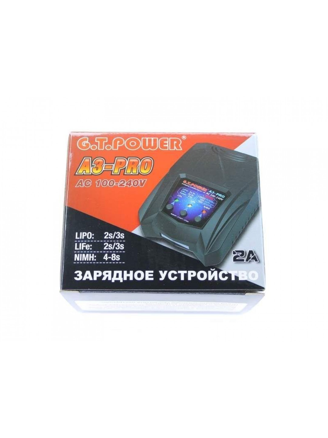 Универсальное З/У G.T.Power A3PRO-V2 LiPo/NiMh (220В/2A/2-3S) Tamiya/Mini Tamiya