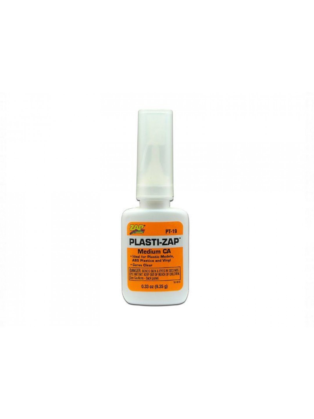 Клей ZAP Plasti-ZAP CA для пластика средн.вязк., 9.35г (btls.)