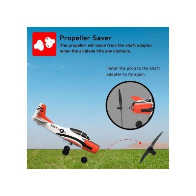 Радиоуправляемый самолет Volantex RC T28 400мм 2.4G 4ch LiPo RTF with Gyro